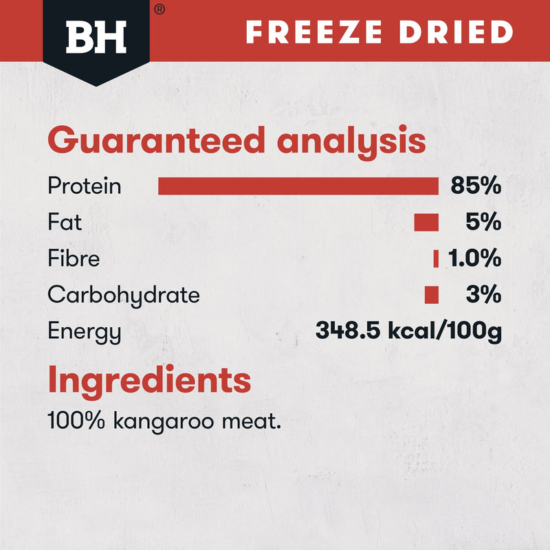 Black Hawk Freeze Dried Kangaroo Dog Treats 40g