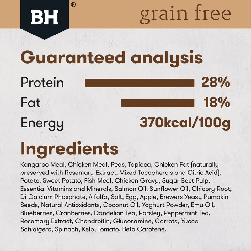 Black Hawk Grain Free Wild Kangaroo Dry Dog Food 15kg