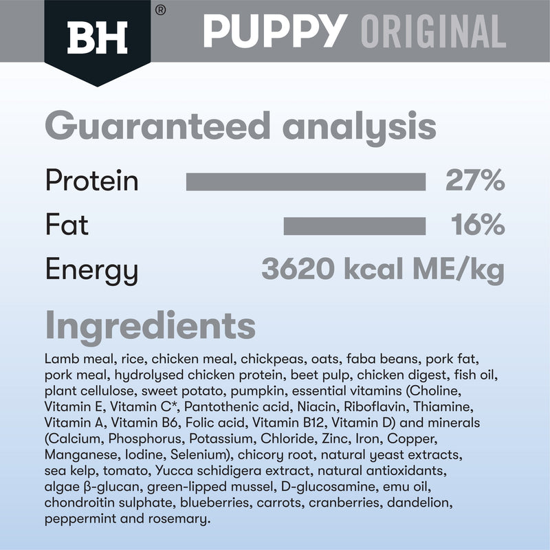 Black Hawk Lamb and Rice Large Breed Puppy Dry Dog Food 20kg