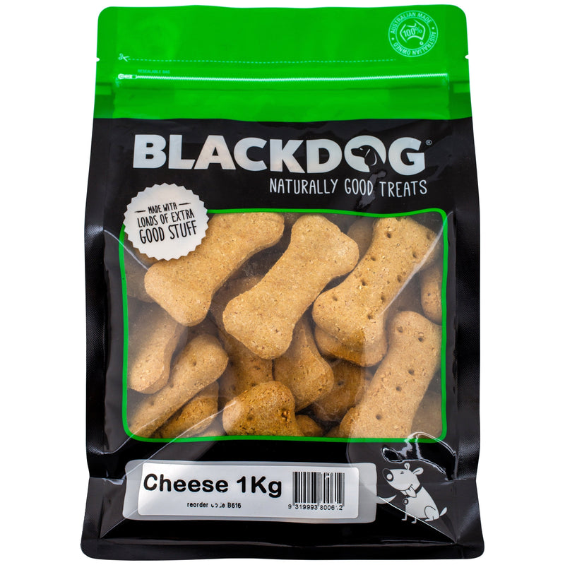 Blackdog Cheese Dog Biscuits 1kg (+_+)-Habitat Pet Supplies