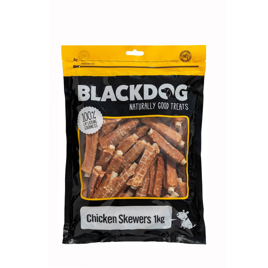 Blackdog Chicken Skewers Dog Treats 1kg ^._.^