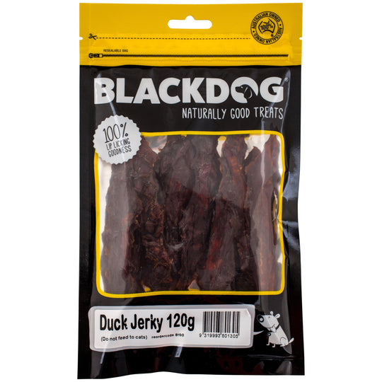 Blackdog Duck Jerky Dog Treats 120g
