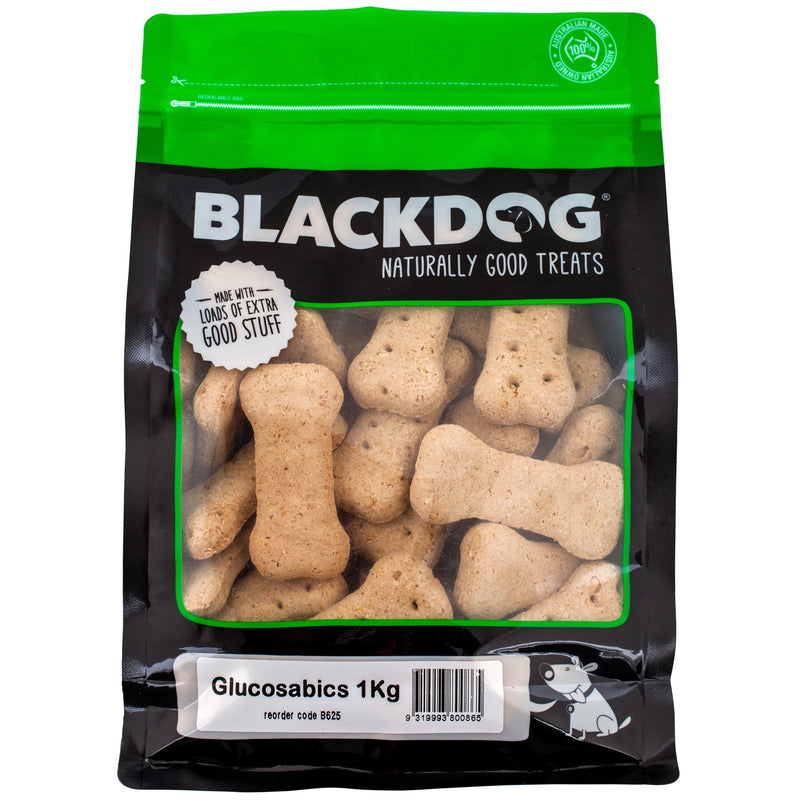 Blackdog Glucosabics Dog Biscuits 1kg-Habitat Pet Supplies