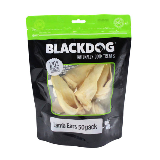 Blackdog Lamb Ear Dog Treat 50 Pack