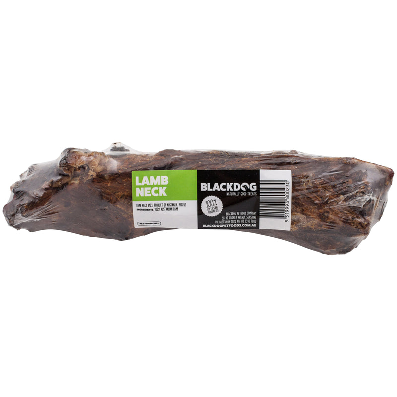 Blackdog Lamb Neck Single Dog Treat-Habitat Pet Supplies