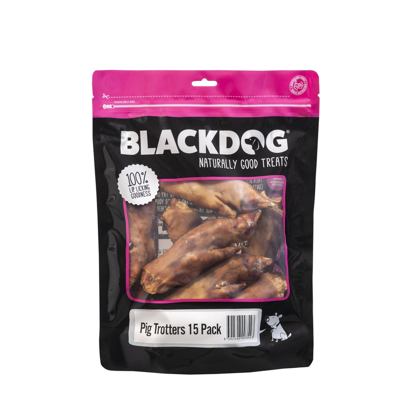 Blackdog Pig Trotters Dog Treats 15 Pack-Habitat Pet Supplies