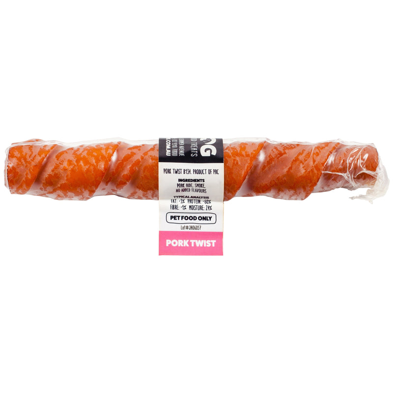 Blackdog Pork Twist Single Dog Treat-Habitat Pet Supplies