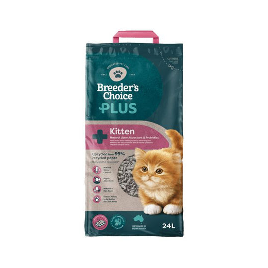 Breeders Choice Plus Kitten Litter 24L ^._.^