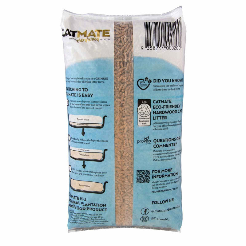 ~Catmate Hardwood Pellet Cat Litter 10kg