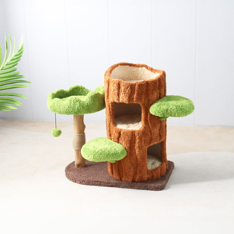 Cattitude Tree Top Tranquility Cat Scratching Post (+_+)