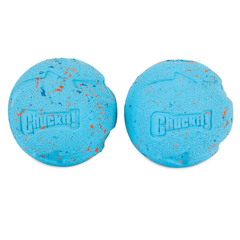 Chuckit Rebounce Recycled Rubber Ball Medium Dog Toy 2 Pack