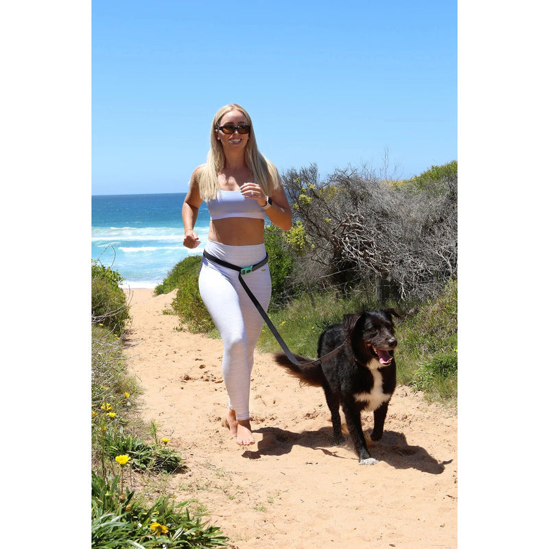 DOOG Neoprene Clip It Bolt Black and Yellow Adjustable Dog Lead Extra Large (+_+)