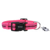 DOOG Neoprene Lady Neon Pink Dog Collar Small (+_+)-Habitat Pet Supplies