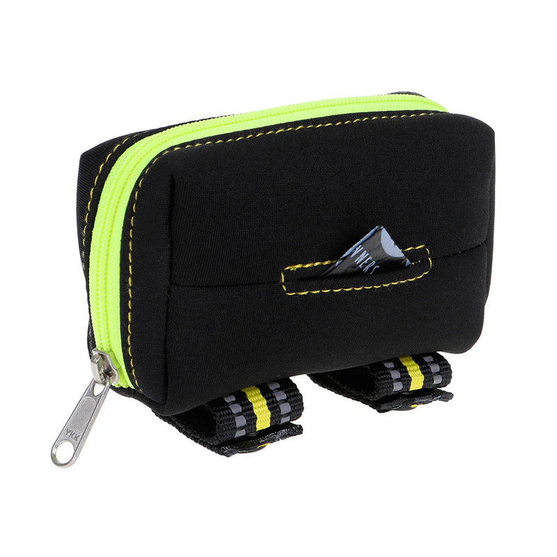 DOOG Walkie Pouch Bolt Neon Black and Yellow Neoprene Poo Bag Holder (+_+)