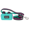 DOOG Walkie Pouch Neon Rin Tin Tin Teal and Pink Neoprene Poo Bag Holder (+_+)