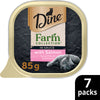 Dine Farm Collection Salmon Sweet Potato and Spinach Adult Cat Wet Food 85g x 7