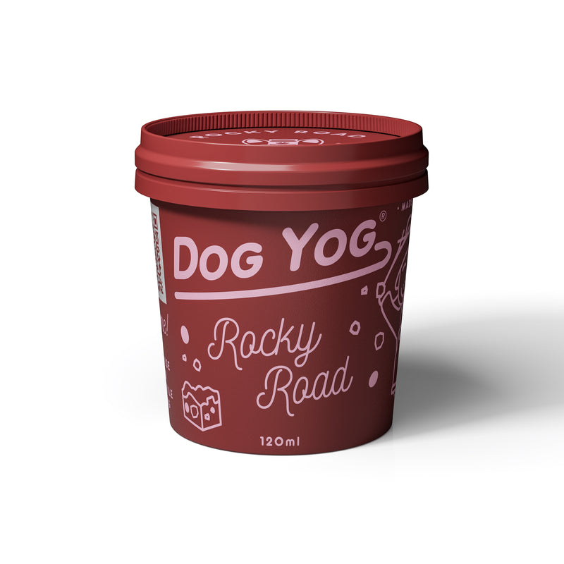 Dog Yog Frozen Rocky Road Dog Ice Cream Treat 120ml-Habitat Pet Supplies
