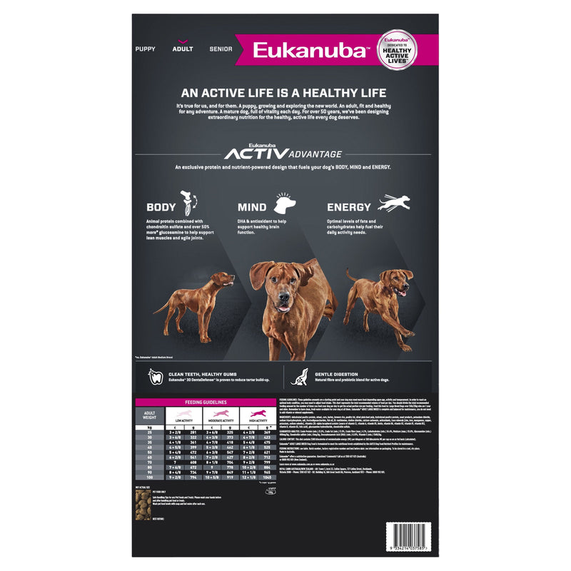 Eukanuba Dog Adult Large Breed Dry Food 15kg