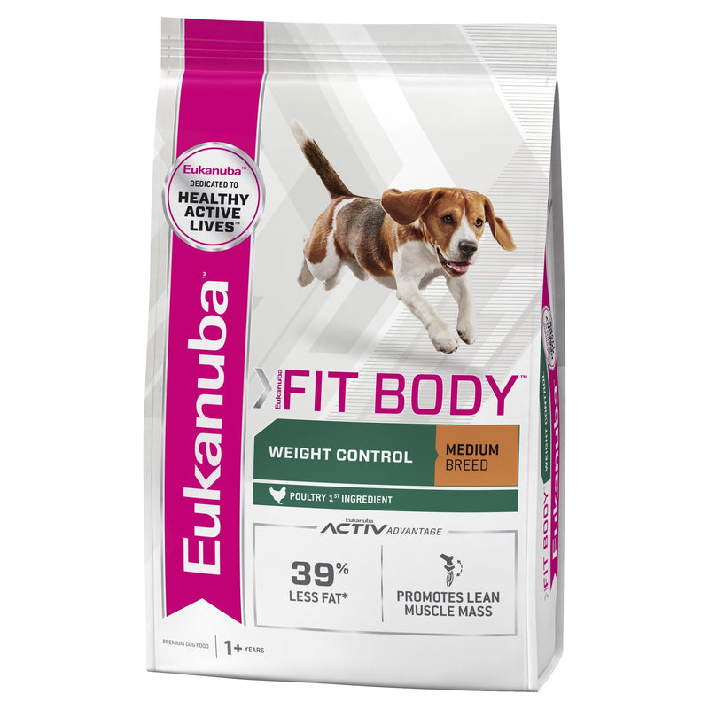 Eukanuba Dog Fit Body Adult Medium Breed 15kg