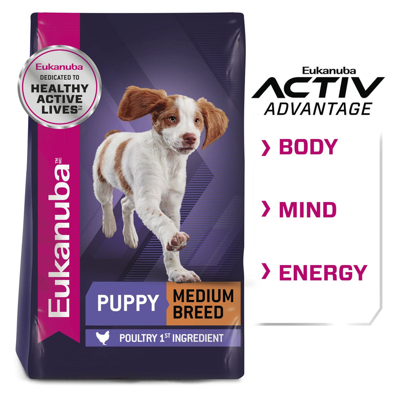 Eukanuba Dog Puppy Medium Breed Dry Food 15kg
