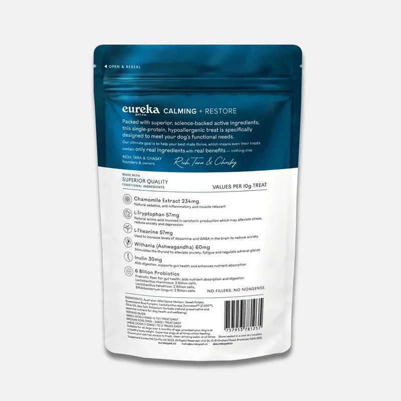 Eureka Calming + Restore Functional Dog Treat 100g