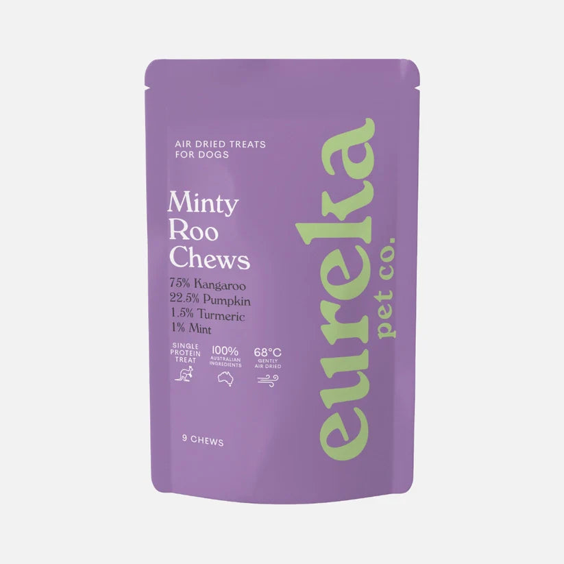 Eureka Minty Roo Chews Dog Treat 9 Pack-Habitat Pet Supplies