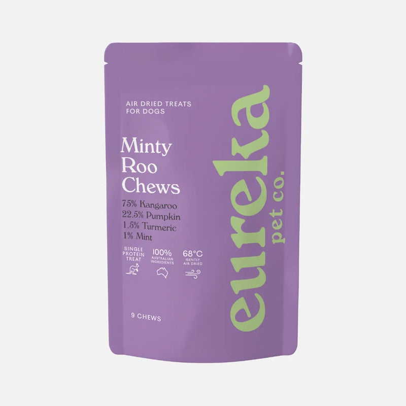 Eureka Minty Roo Chews Dog Treat 9 Pack-Habitat Pet Supplies