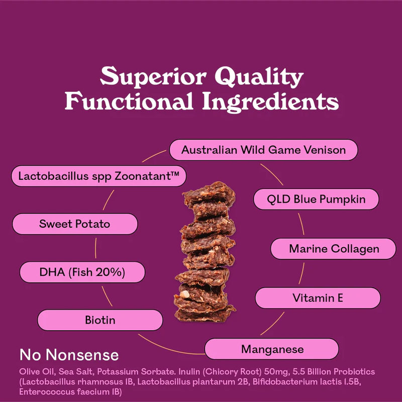 Eureka Skin & Coat + Nails Functional Dog Treat 100g