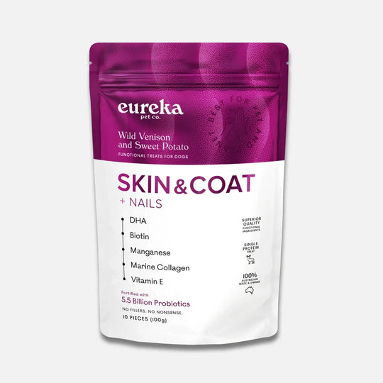 Eureka Skin & Coat + Nails Functional Dog Treat 100g