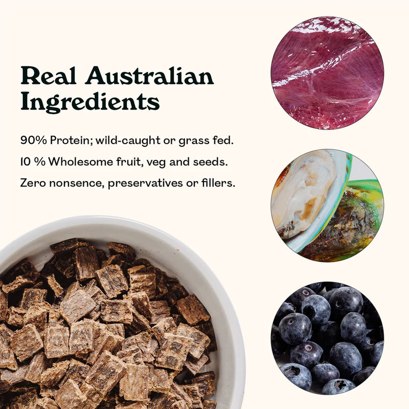 Eureka Wild Kangaroo and Grass Fed Lamb Air Dried Dog Food 1.8kg