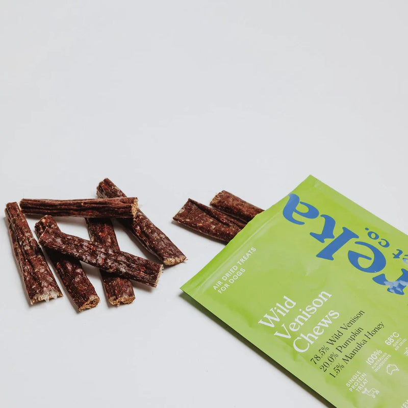 Eureka Wild Venison Chews Dog Treat 9 Pack