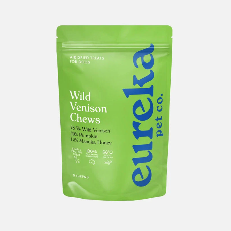 Eureka Wild Venison Chews Dog Treat 9 Pack-Habitat Pet Supplies