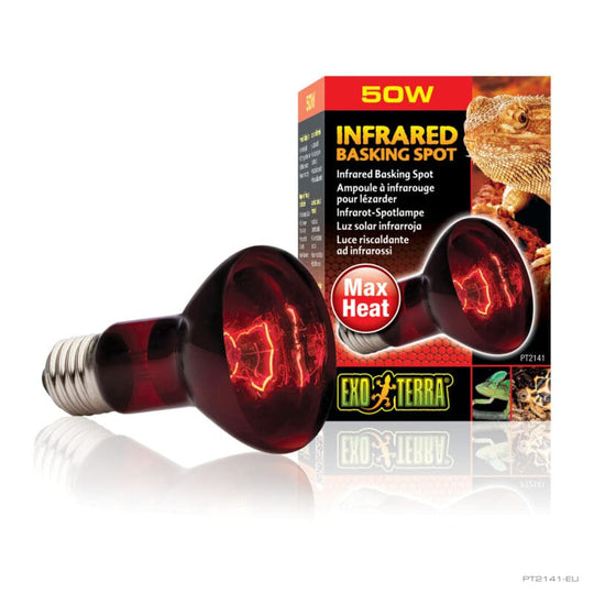 Exo Terra Heat Glo Infrared Basking Spot Lamp 50w