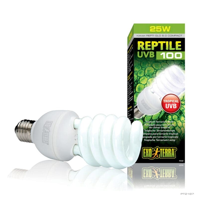 Exo Terra Reptiglo UVB 100 25w Tropical-Habitat Pet Supplies