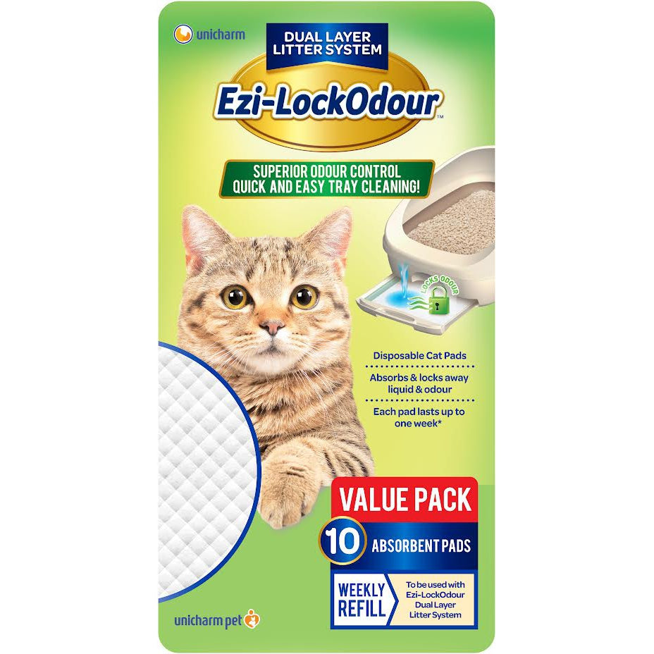 EziLockOdour Dual Layer Cat Litter Tray System Habitat Pet Supplies