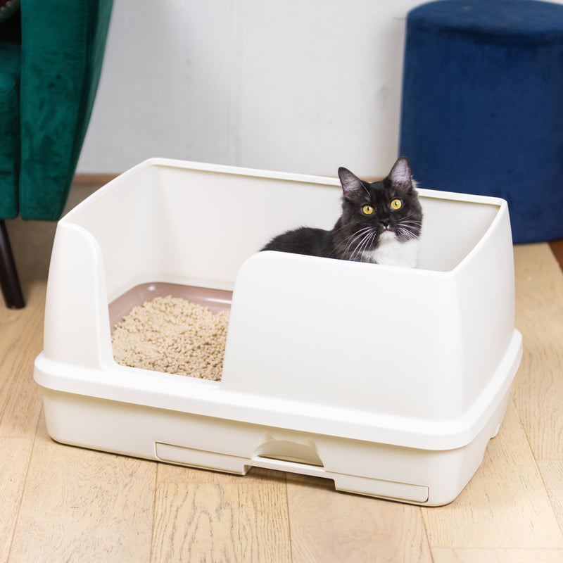 Ezi-LockOdour Dual Layer Cat Litter System Extra Large Cat Litter Tray (+_+)