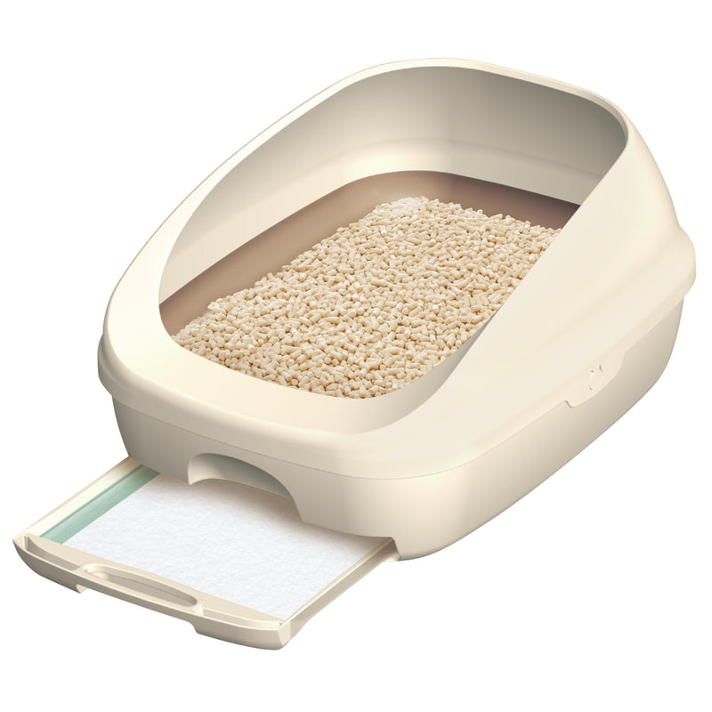 Ezi-LockOdour Dual Layer Cat Litter System Natural Zeolite Cat Litter Pellets 2kg (+_+)