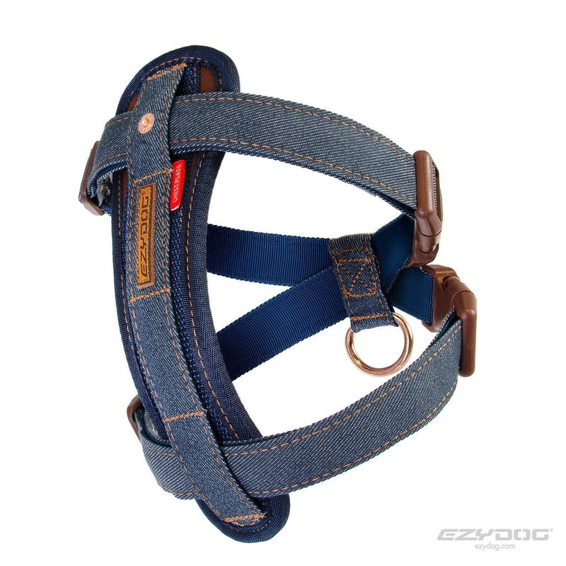EzyDog Chestplate Dog Harness Denim Extra Small