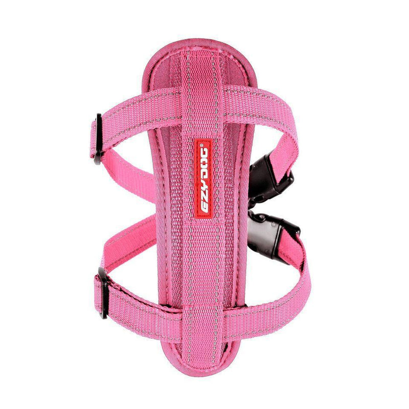 EzyDog Chestplate Dog Harness Pink Extra Large-Habitat Pet Supplies