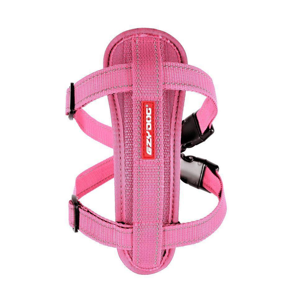 EzyDog Chestplate Dog Harness Pink Medium-Habitat Pet Supplies