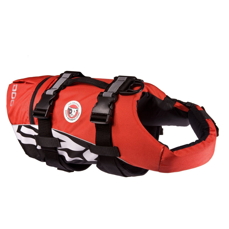 EzyDog DFD Dog Life Jacket Red Medium-Habitat Pet Supplies