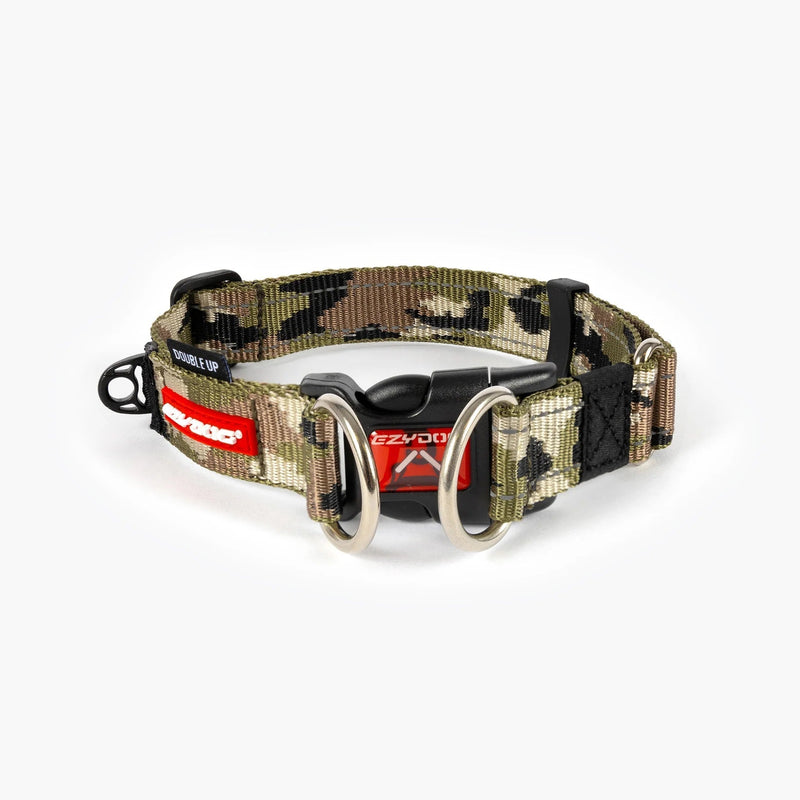 EzyDog Double Up Dog Collar Camo Extra Large-Habitat Pet Supplies