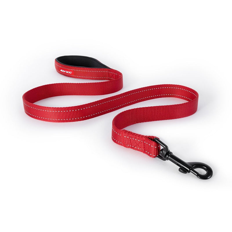 EzyDog Essential Dog Lead Red-Habitat Pet Supplies