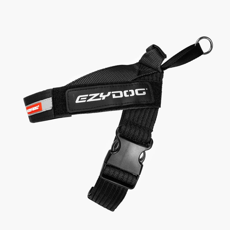 EzyDog Express Black Dog Harness Extra Small