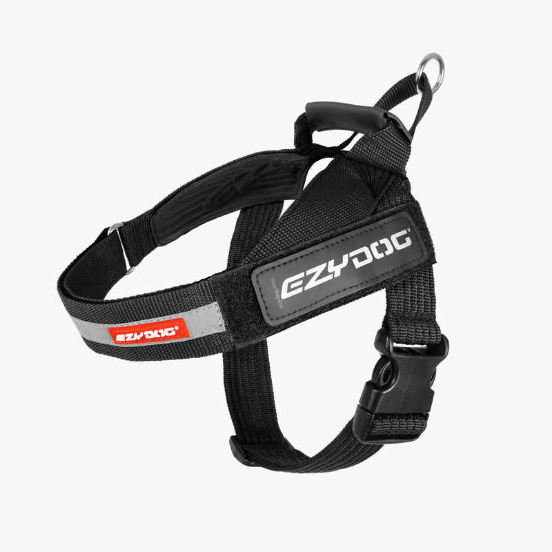 EzyDog Express Black Dog Harness Extra Small-Habitat Pet Supplies
