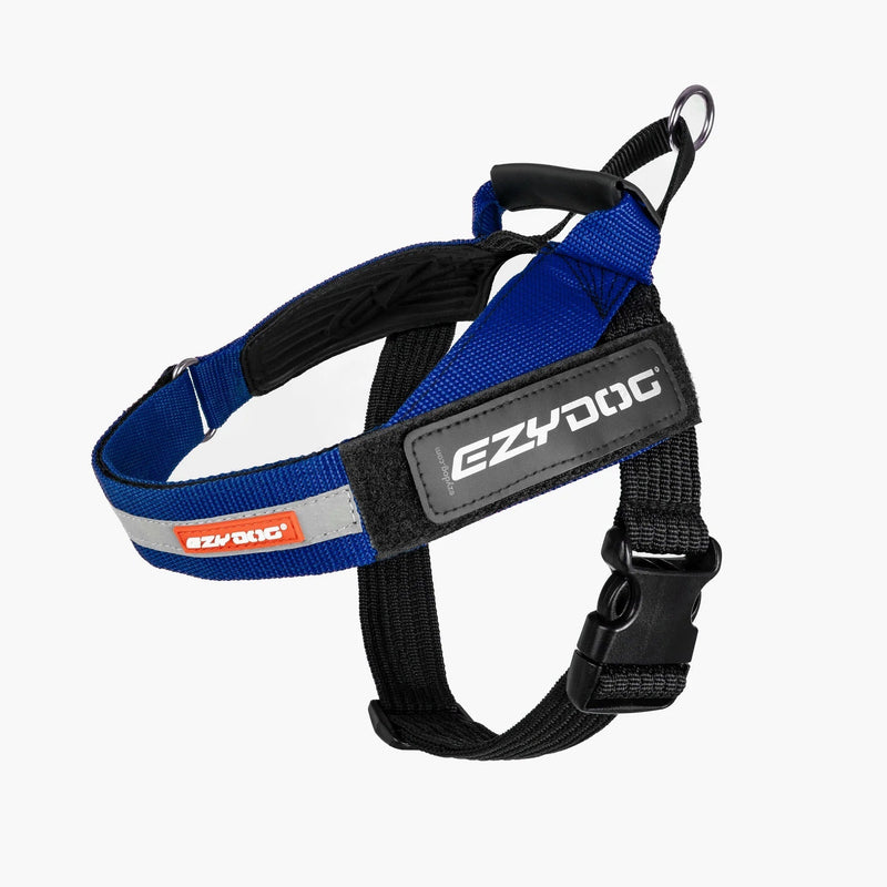 EzyDog Express Blue Dog Harness Large-Habitat Pet Supplies