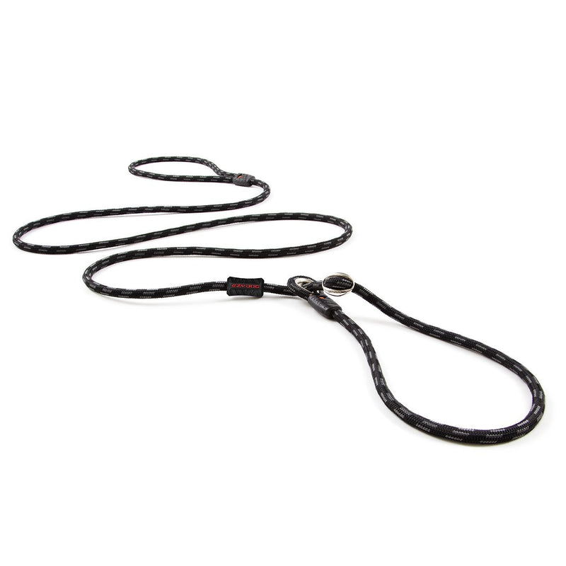 EzyDog Luca Dog Lead Black 6mm-Habitat Pet Supplies