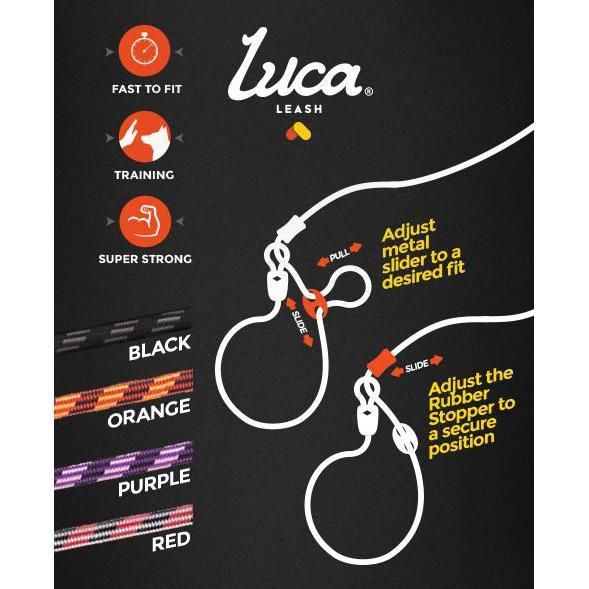 EzyDog Luca Dog Lead Red 8mm