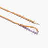 EzyDog Oxford Leather Dog Lead Blonde and Lilac Lite 48inch