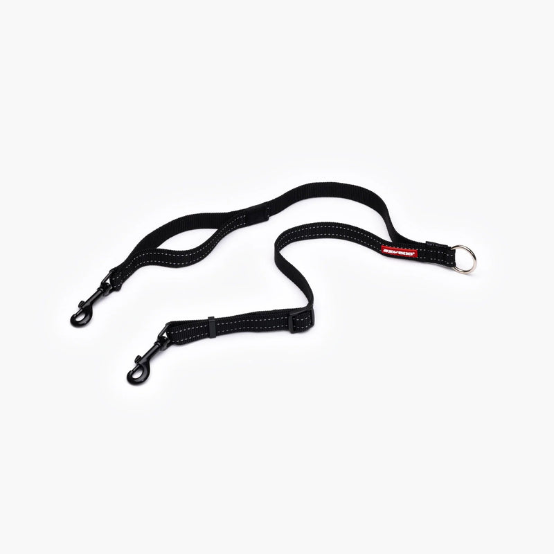 EzyDog Soft Touch Adjustable Coupler Black 35-60cm *!*!*-Habitat Pet Supplies